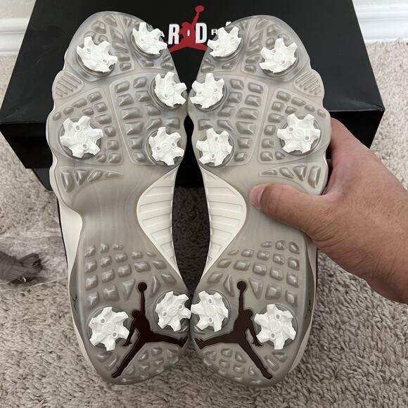 Nike Air Jordan 9 G Golf Masters 2024 Woodgrain Shoes FN6929-200 Mens 8.5 New - Picture 8 of 9